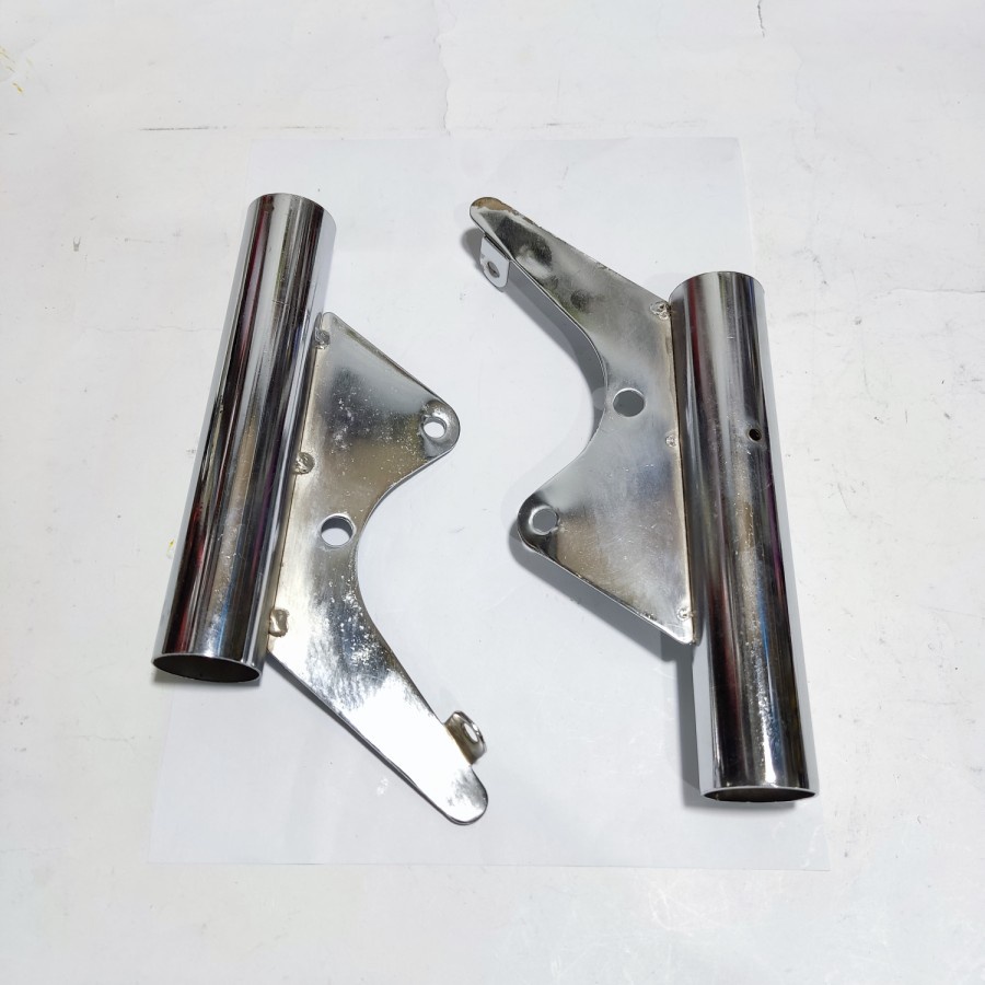 Kupingan lampu depan breket lampu depan cb 100 rx king ready hitam dan crome