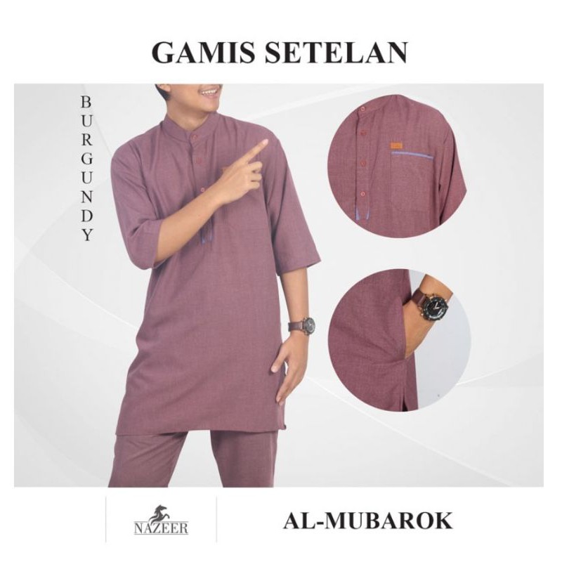 GAMIS SETELAN PRIA AL-MUBAROK | KOKO PRIA