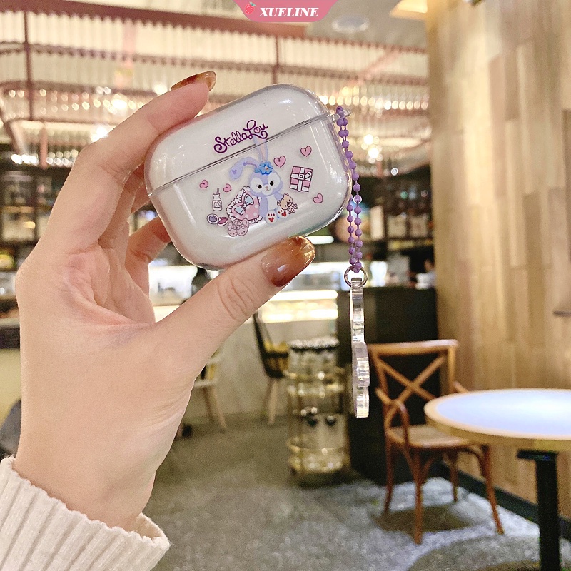 Disney Casing Silikon Motif StellaLou Anti Jatuh / Gores Untuk Simpan Earphone Wireless Bluetooth Apple AirPods 1 / 2 pro