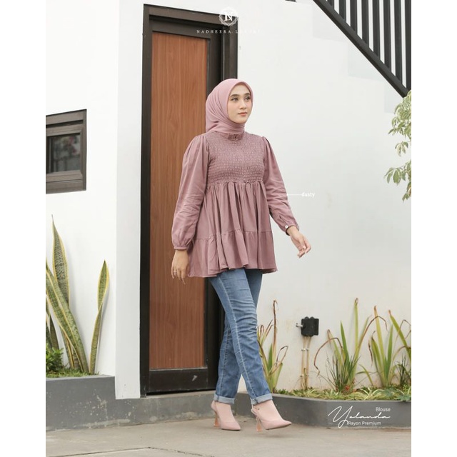 Blouse Simple Nadheera Luxury Yolanda Blouse