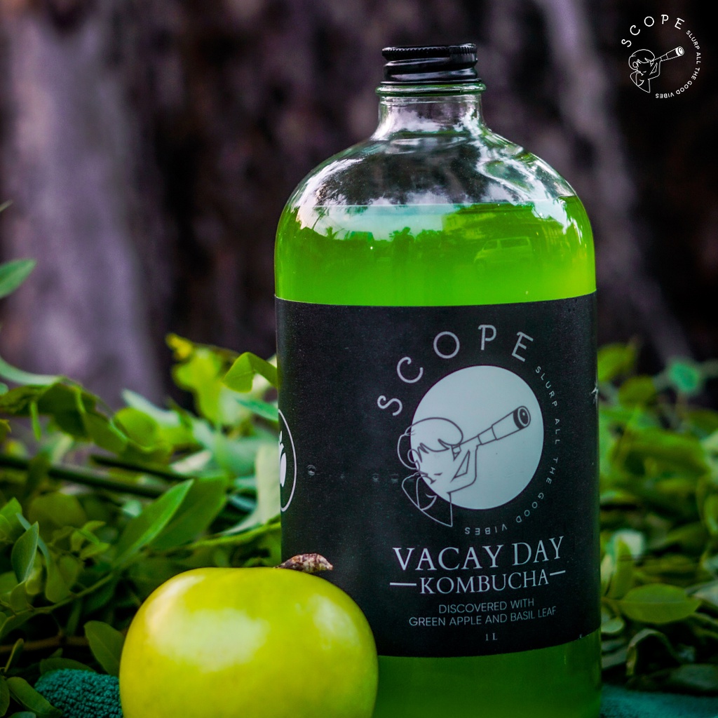 

Scope Kombucha - Vacay Day (Green Apple and Basil Leaf) - 1L