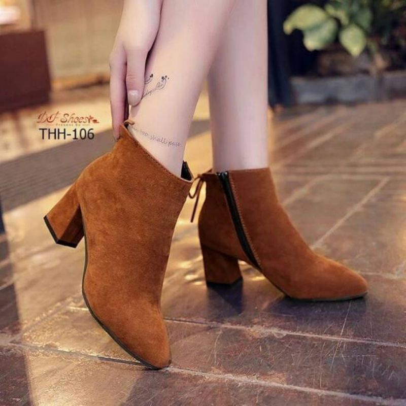 AB Boots Heels Kekinian Korea Style