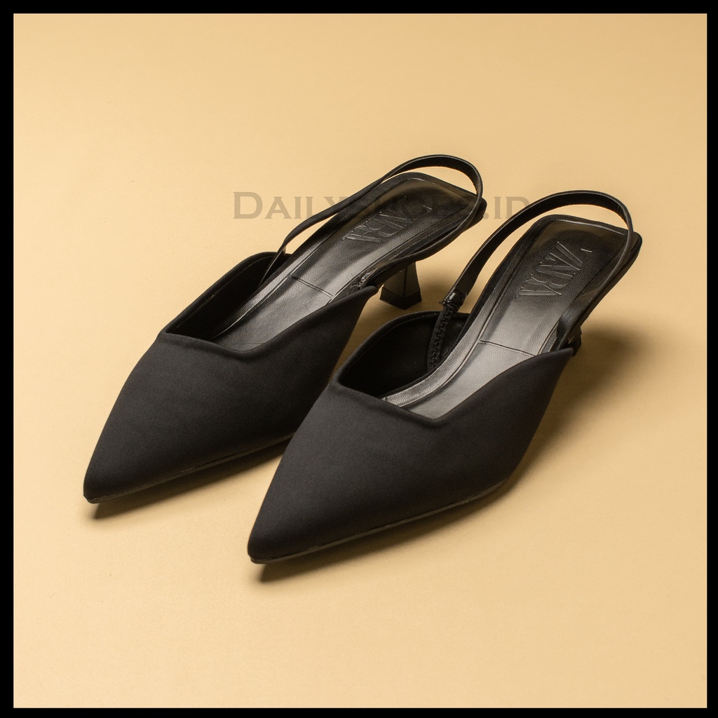 Sepatu Z 488 / Sendal / Sandal Wanita Import Heels / Flat 5cm Kualitas Premium Murah Korean Style Cocok untuk Pesta Kondangan Kerja Z 488 Awet dan Tebal by Dailyshoes_id