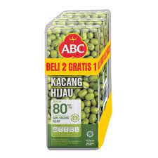 

ABC KACANG HIJAU 3 X 250ML SARI KACANG HIJAU MINUMAN KESEHATAN