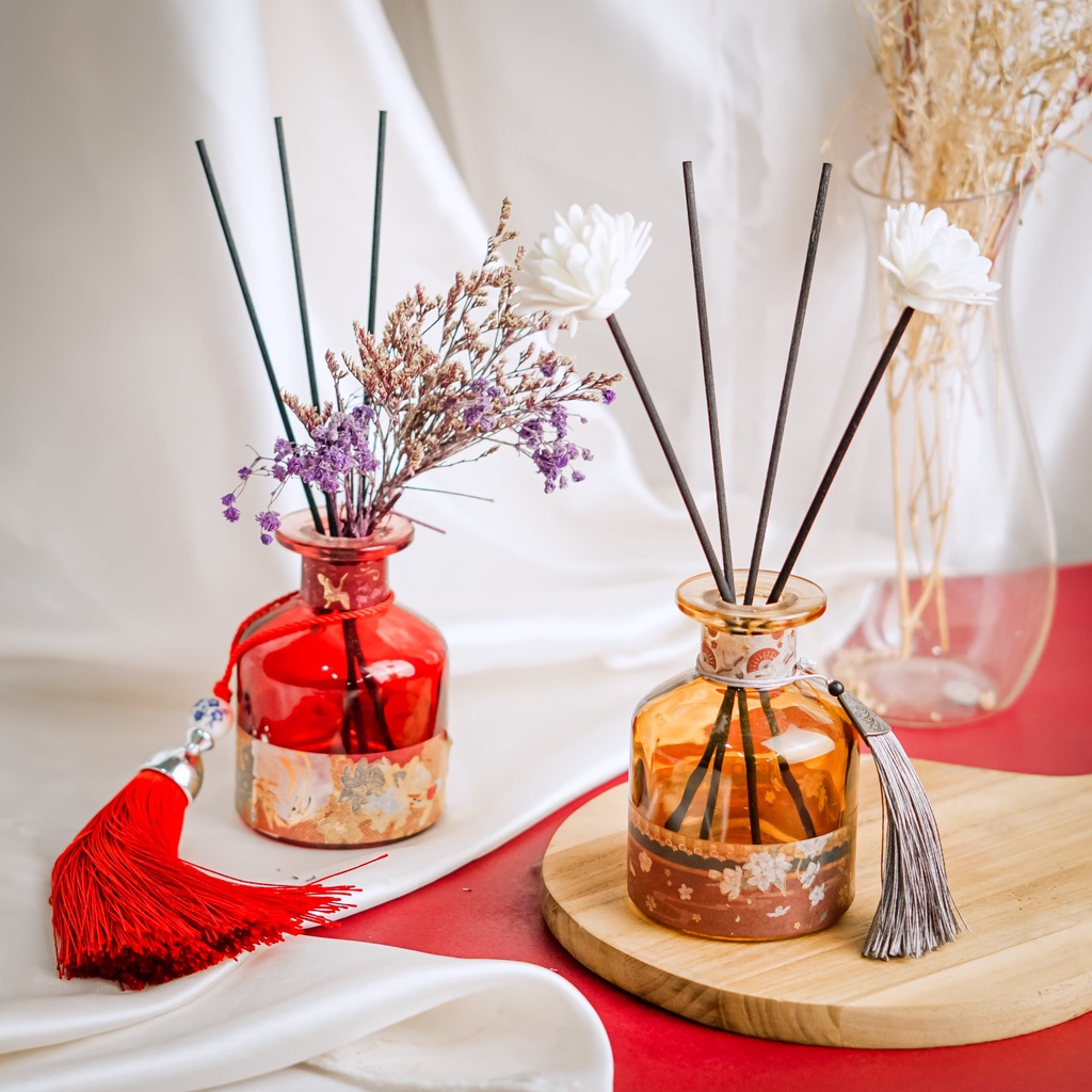 BOTOL PENGHARUM RUANGAN / REED DIFFUSER / BOTOL KACA DIFFUSER / AROMATERAPI | GC05