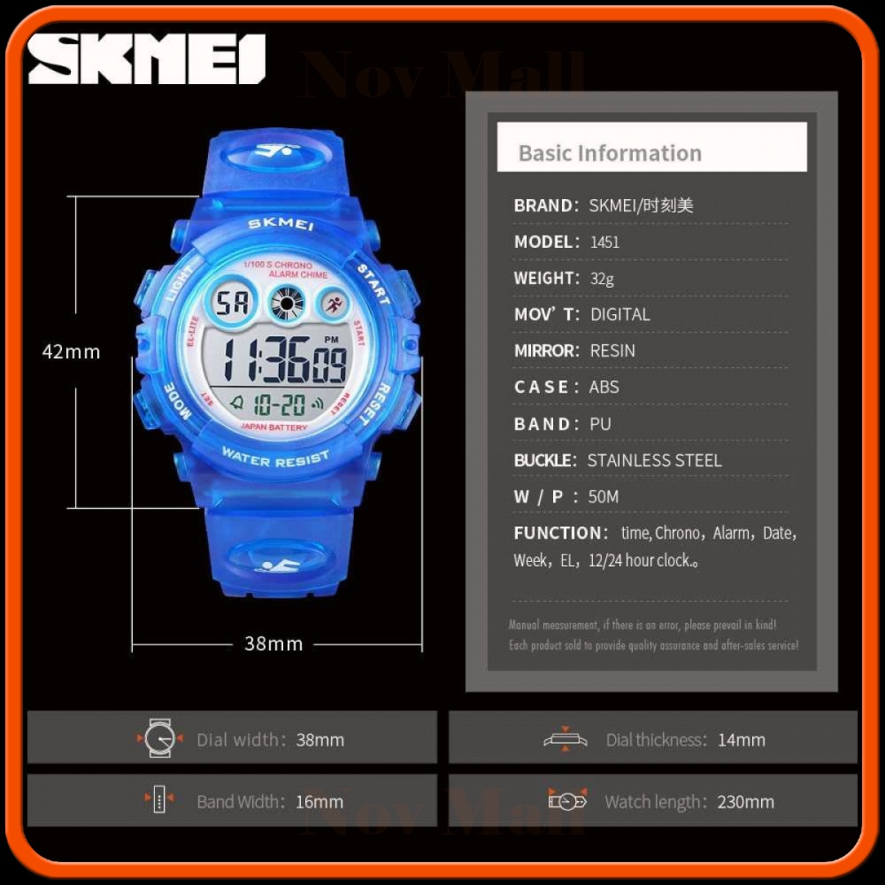 SKMEI Kids Jam Tangan Sporty Anak - 1451