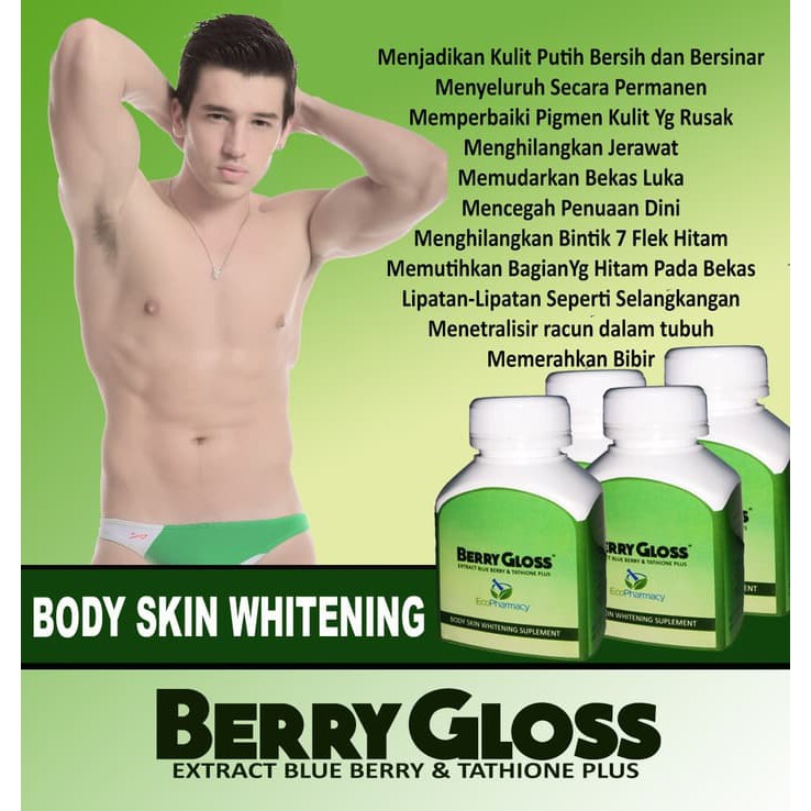 PEMUTIH TUBUH PRIA MEMUTIHKAN KULIT BADAN LAPUNZEL GLUTAMEN PANACEA OK PROMO