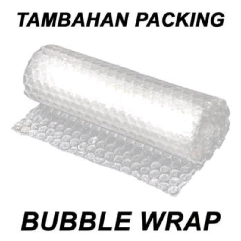 Bubble wrap untuk tambahan packing