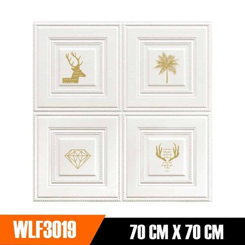 Wallpaper 3D foam Wallpaper foam Wallpaper timbul 3 dimensi tebal Motif Moulding Worldhome66