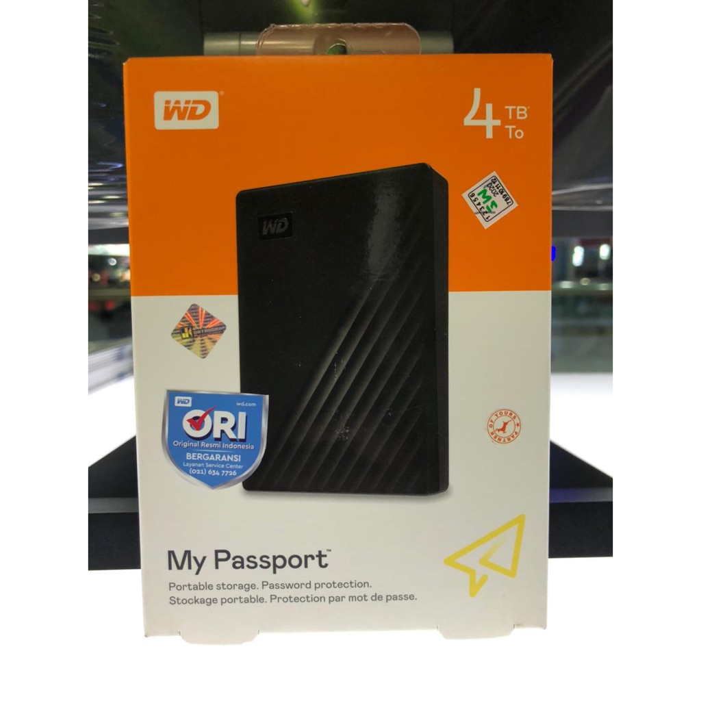 HDD External 4TB WD My Passport Slim