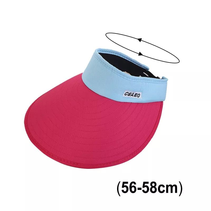 Topi Wanita Pantai Outdoor Korea Olahraga Anti UV