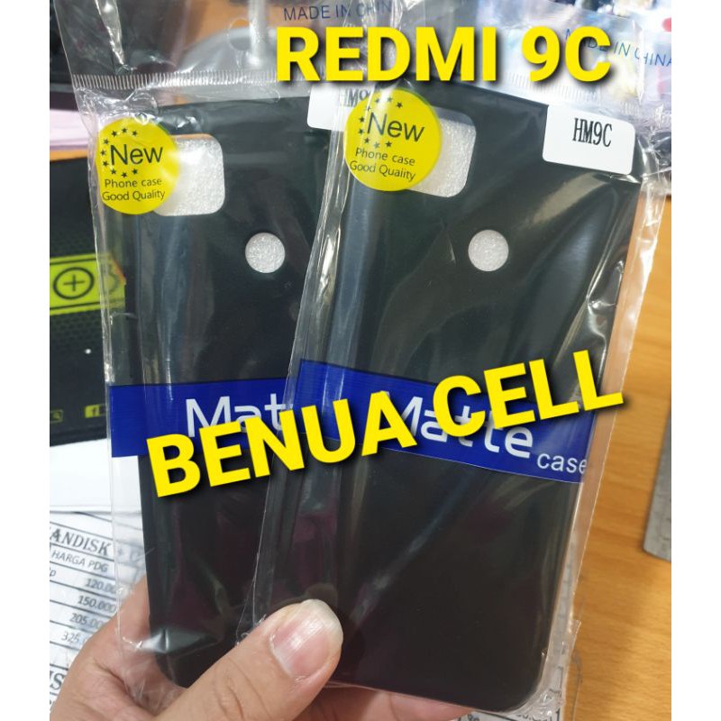 SOFTCASE - BLACK MATTE - SLIM MATTE XIAOMI REDMI 9C