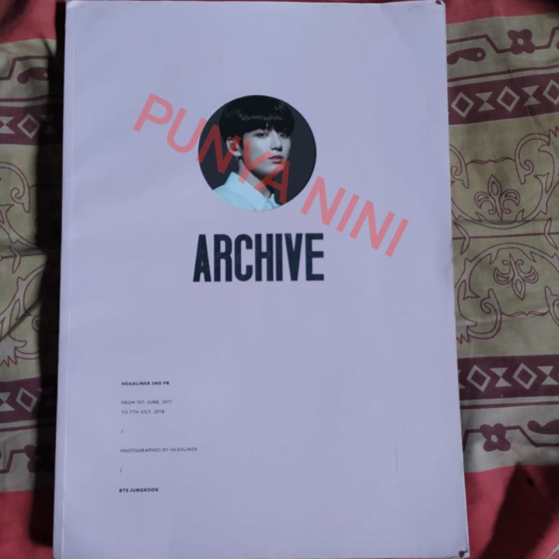 (BOOKED) PHOTOBOOK JUNGKOOK BY FANSITE HEADLINER