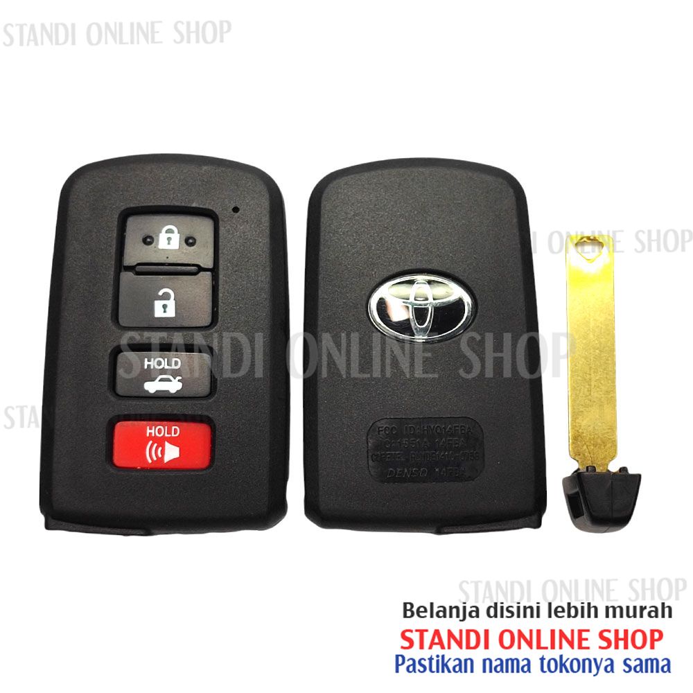 Cassing Remote Smartkey Rumah Kunci Keyless Toyota Camry Corolla Altis