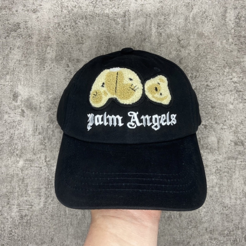 PALM ANGELS TEDDY BEAR BASEBALL CAP / TOPI BISBOL PALM ANGELS / TOPI PALM ANGELS / TOPI BASEBALL MURAH / TOPI MURAH