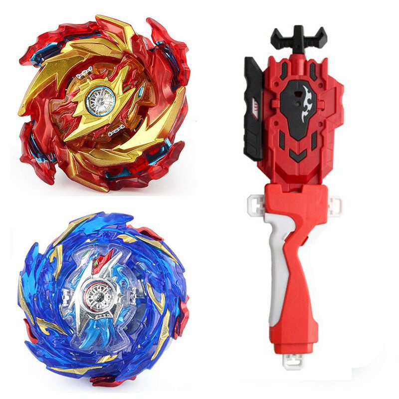 Beyblade Burst B-174 01 02 Warna Merah Biru Bey LIMIT BREAK DX Tanpa Launcher