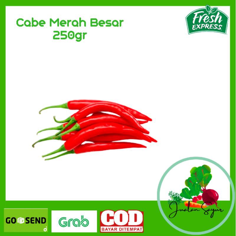 

Cabe Cabai Merah Besar TW Fresh Sayuran Segar Pasar Murah 250 gram