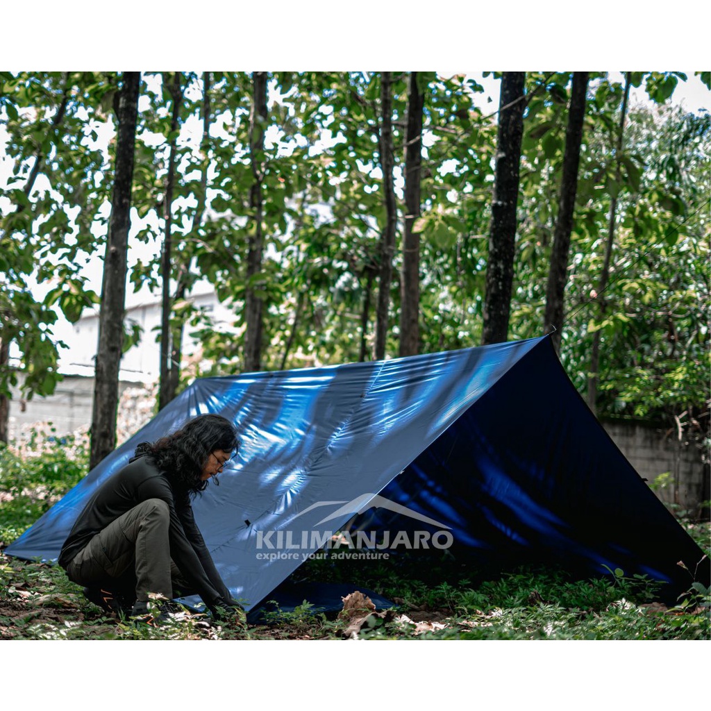 FLYSHEET 2x3 KILIMANJARO Ultralight Multi Loop Multifungsi - Tenda Darurat - Bivak 2x3