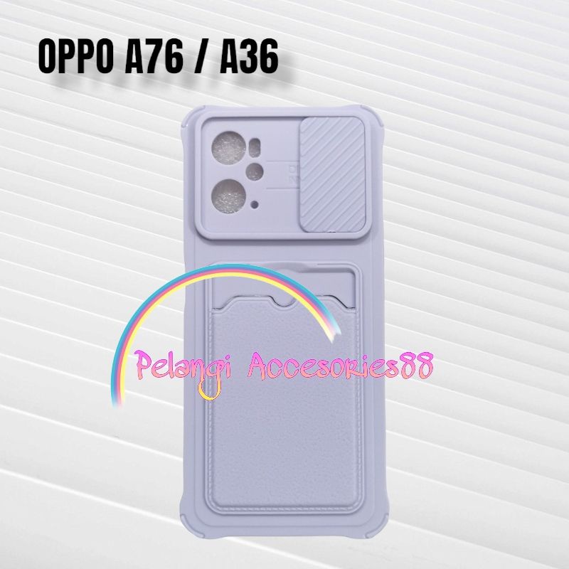 CASE OPPO A76 4G / A36 / A96 4G / REALME 9i  SOFTCASE SLEDING WARNA WARNI