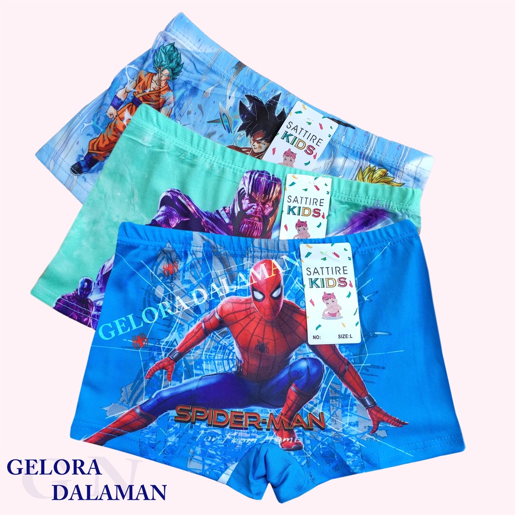 6 Pcs Boxer Anak Laki Semapk Anak Cowok Bocah