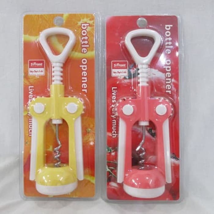 Alat Pembuka Botol Bottle Opener SILVER FRONT