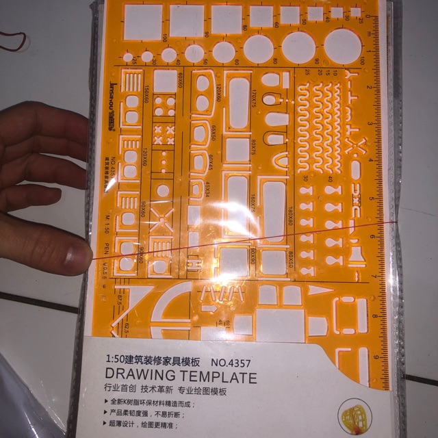 

penggaris sablon mebel furniture jisihou 1: 50
