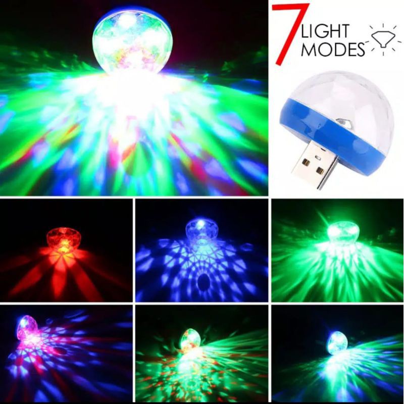 lampu disco mini