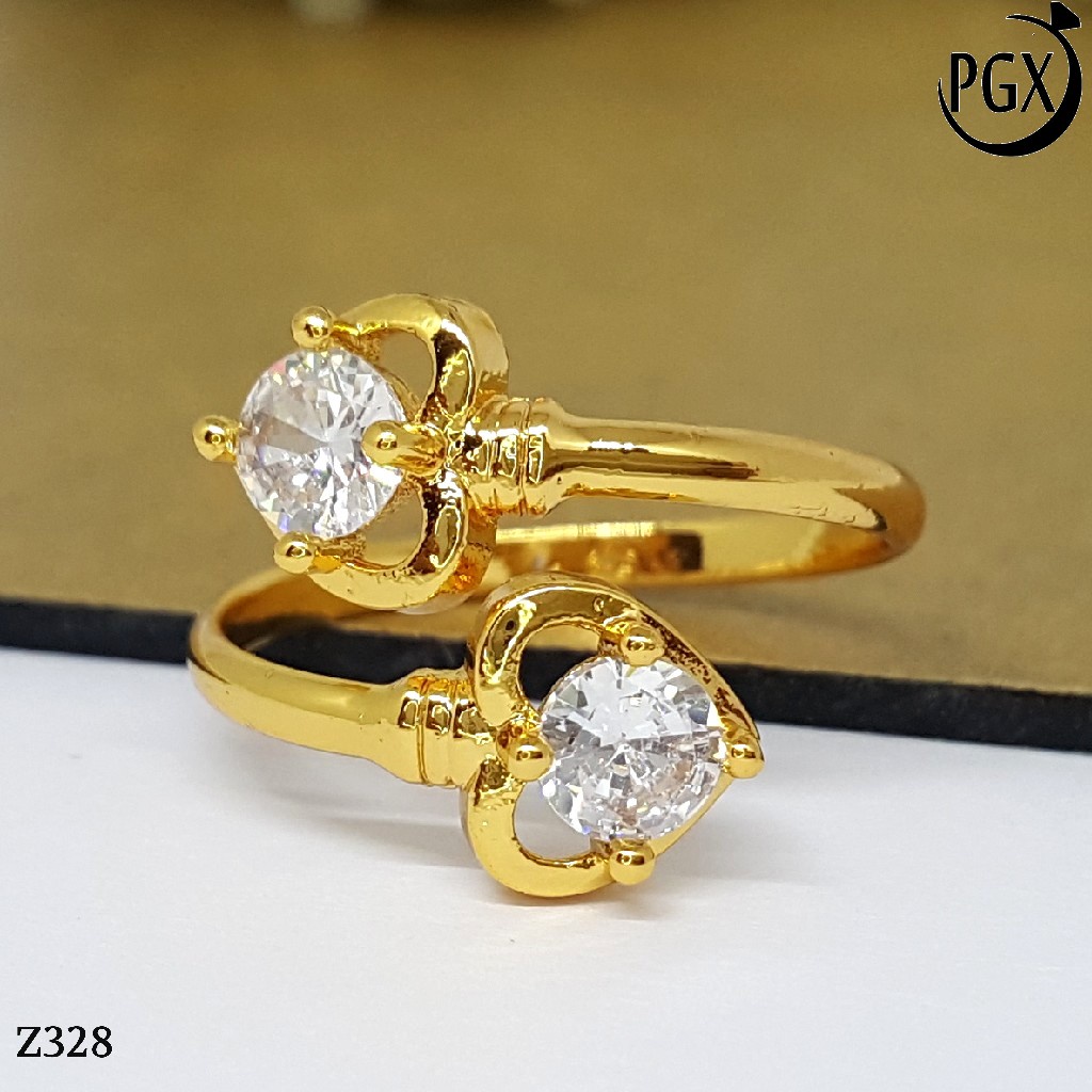 PGX Cincin Xuping Wanita Perhiasan Lapis Emas Aksesoris Fashion Premium - Z328