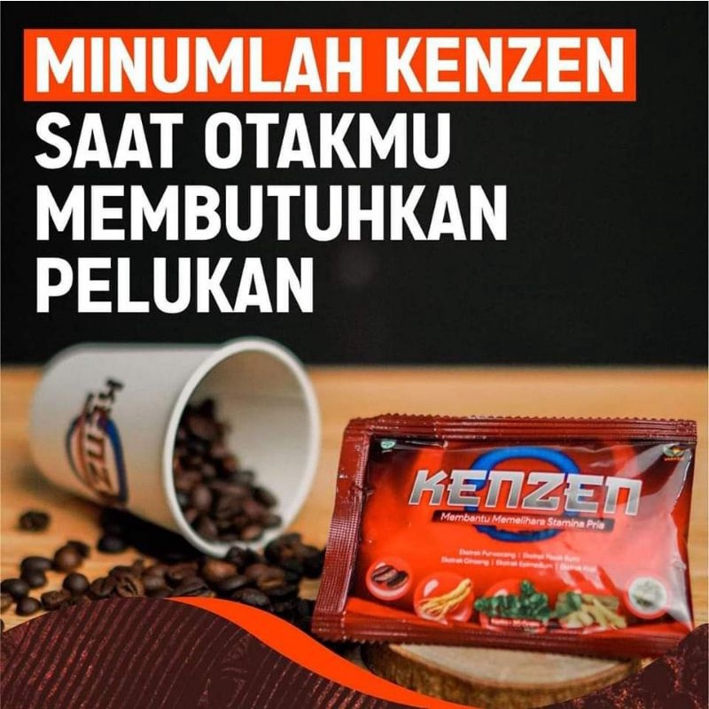 (Bisa COD) KENZEN Pelopor Kopi Stamina HERBAL