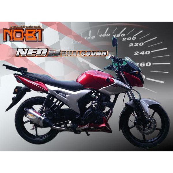Knalpot NOB1 Neo SS YAMAHA Scorpio- Z