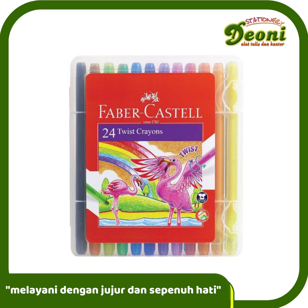 

FABER-CASTELL 24 Twist Crayons