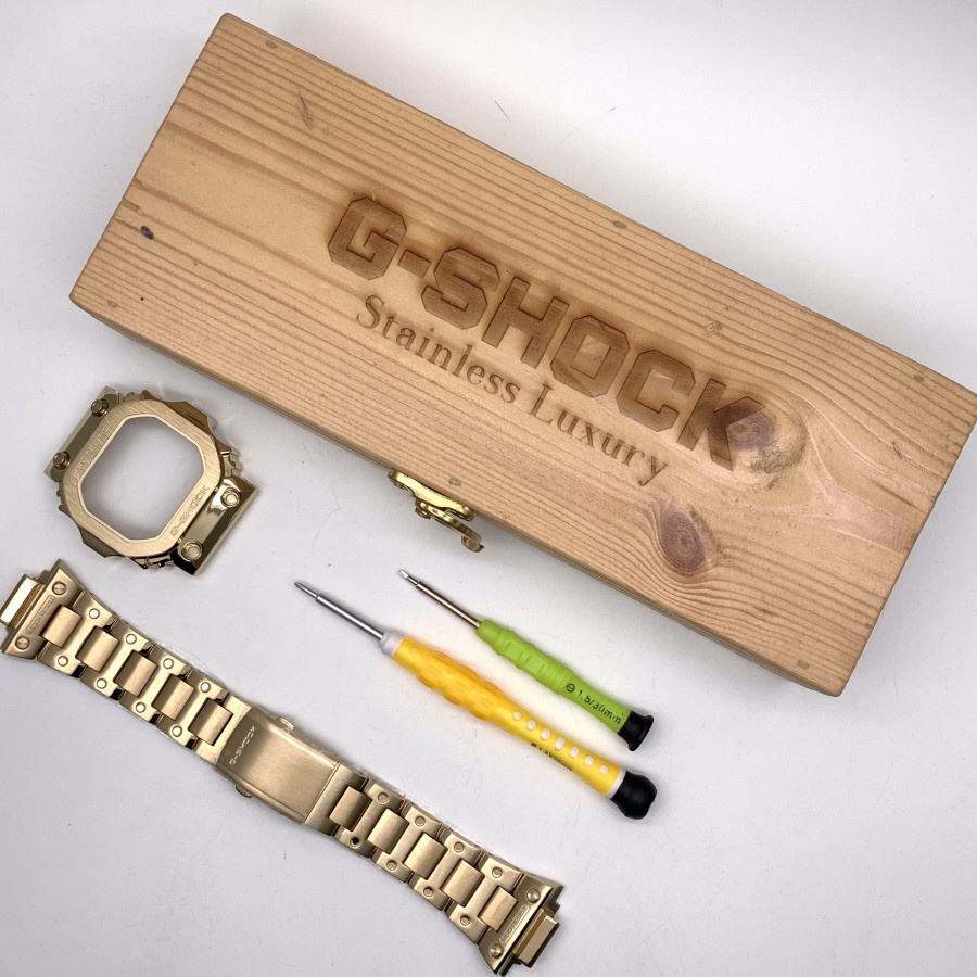 BEZEL GSHOCK GX56 GX 56 CASE PREMIUM STEEL ROSEGOLD