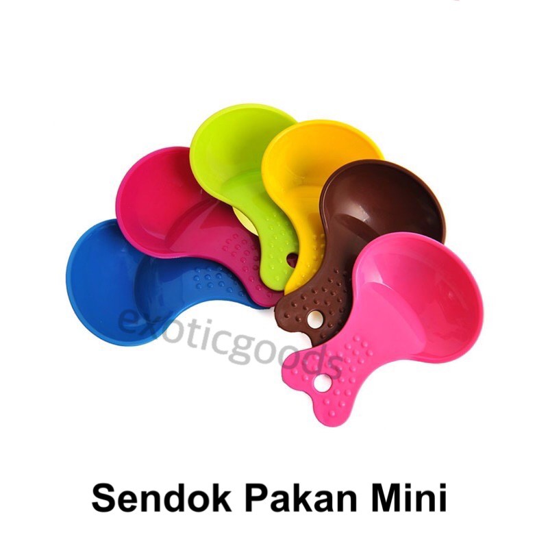 SENDOK MINI MAKANAN HEWAN SENDOK PAKAN HEWAN SENDOK MAKANAN HEWAN SEKOP MAKANAN HEWAN SENDOK SCOOP