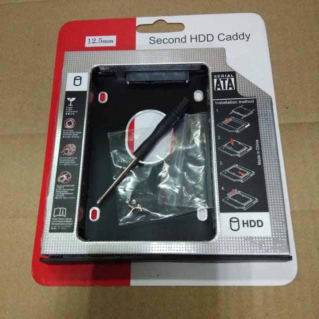 Caddy HDD &amp; SSD 12,7mm SATA  Caddy Tebal