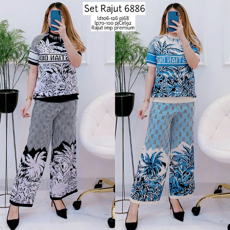 6886# SETELAN KULOT RAJUT PREMIUM IMPORT CD