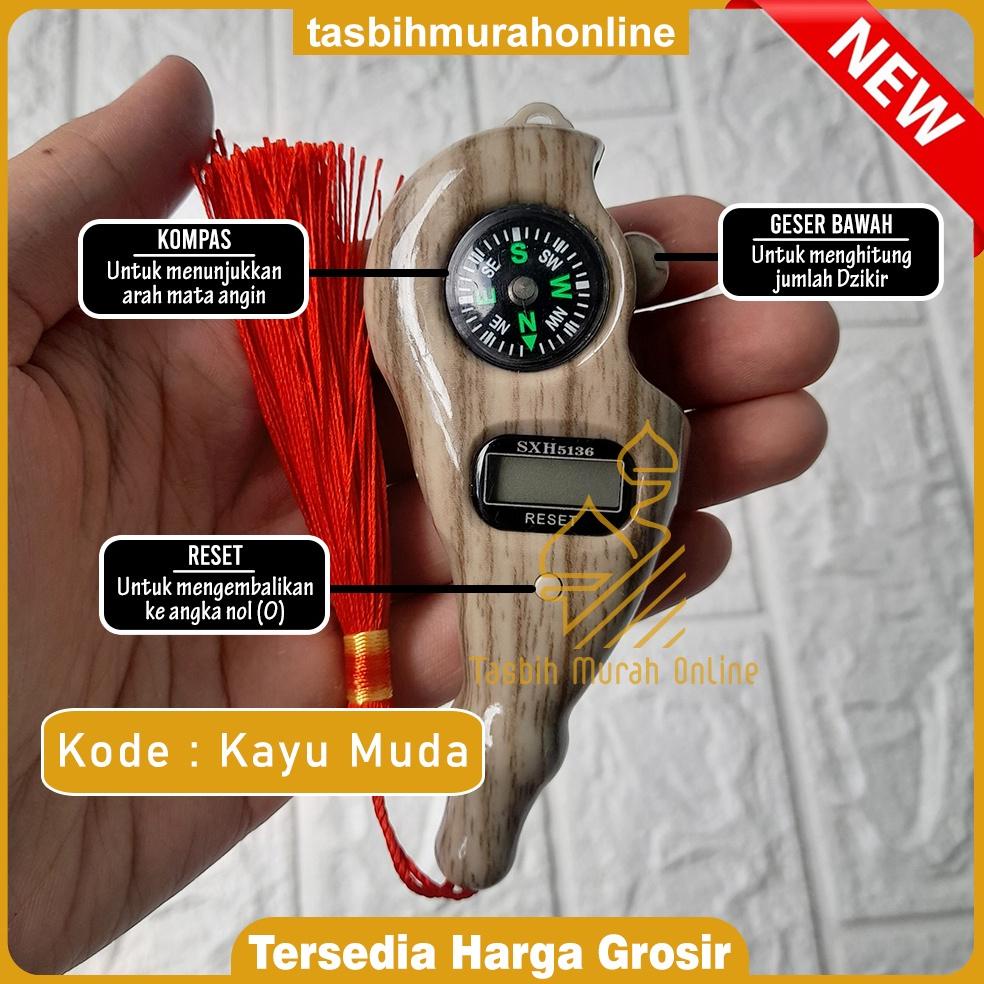 (Sxh) Tasbih Digital Kayu [60582A]