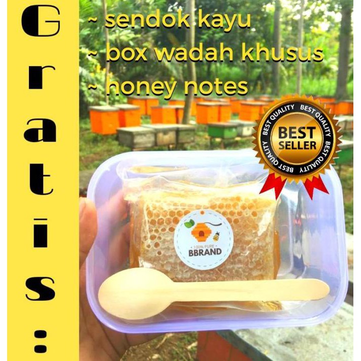 

♥️BISA COD♥️ 250 grSarang Madu Asli Malifera/Cerana PROMO SPECIAL Kode 952