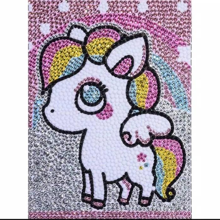 Nay / Diy Diamond Painting Kids Unicorn Kerajinan Tangan Anak