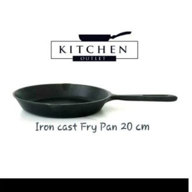 Cast Iron Fry Pan Mini Round Cast Iron Skillet Egg Pan 20Cm