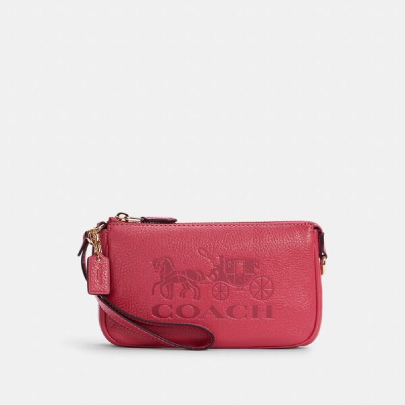 Tas Coach Nolita 19 in color block strawberry haze