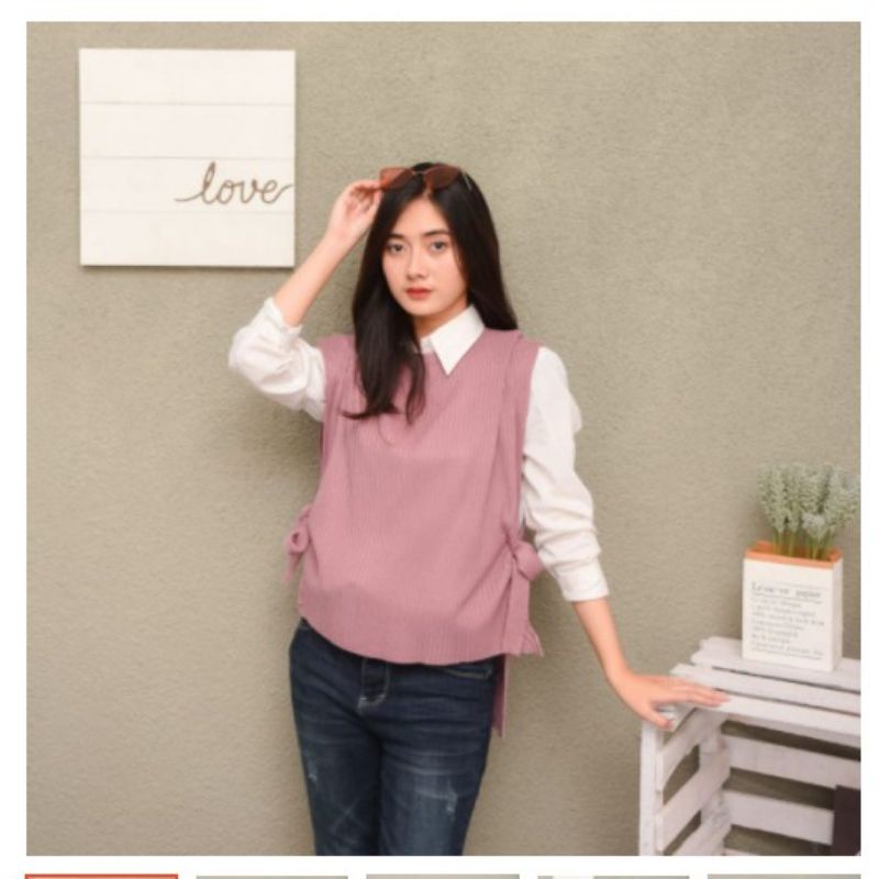 ROMPI ANDIN/ROMPI TALI/ATASAN WANITA/SWEATER RAJUT WANITA