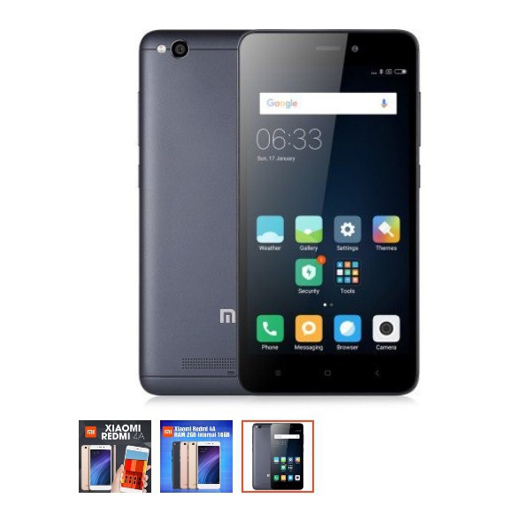 HP Super Murah Xiaomi Redmi 4A Ram 2GB internet 4G WARNA Hitam