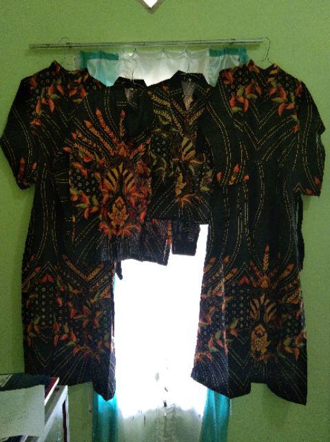 Batik Couple Keluarga Termurah Bisa Pisah Motif Prasasti Sogan(bisa Cod) Kualitas Terbaik