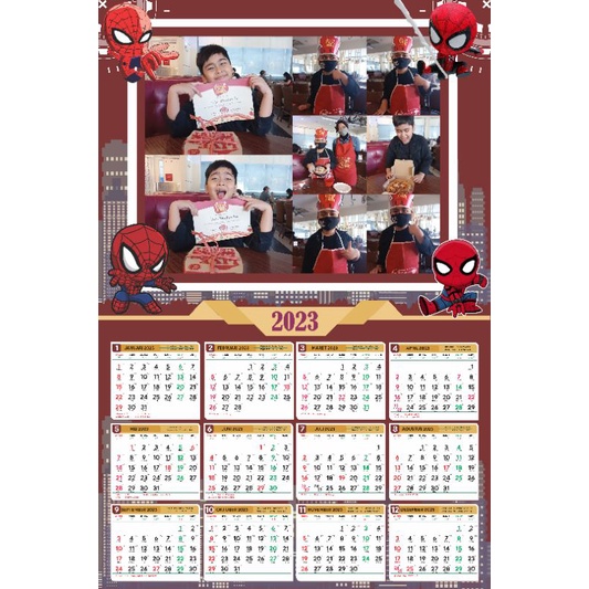 KALENDER CUSTOM 2023, KALENDER FOTO