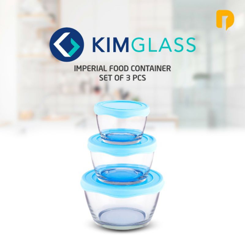 MANGKOK FOOD CONTAINER KIMGLASS IMPERIAL SET