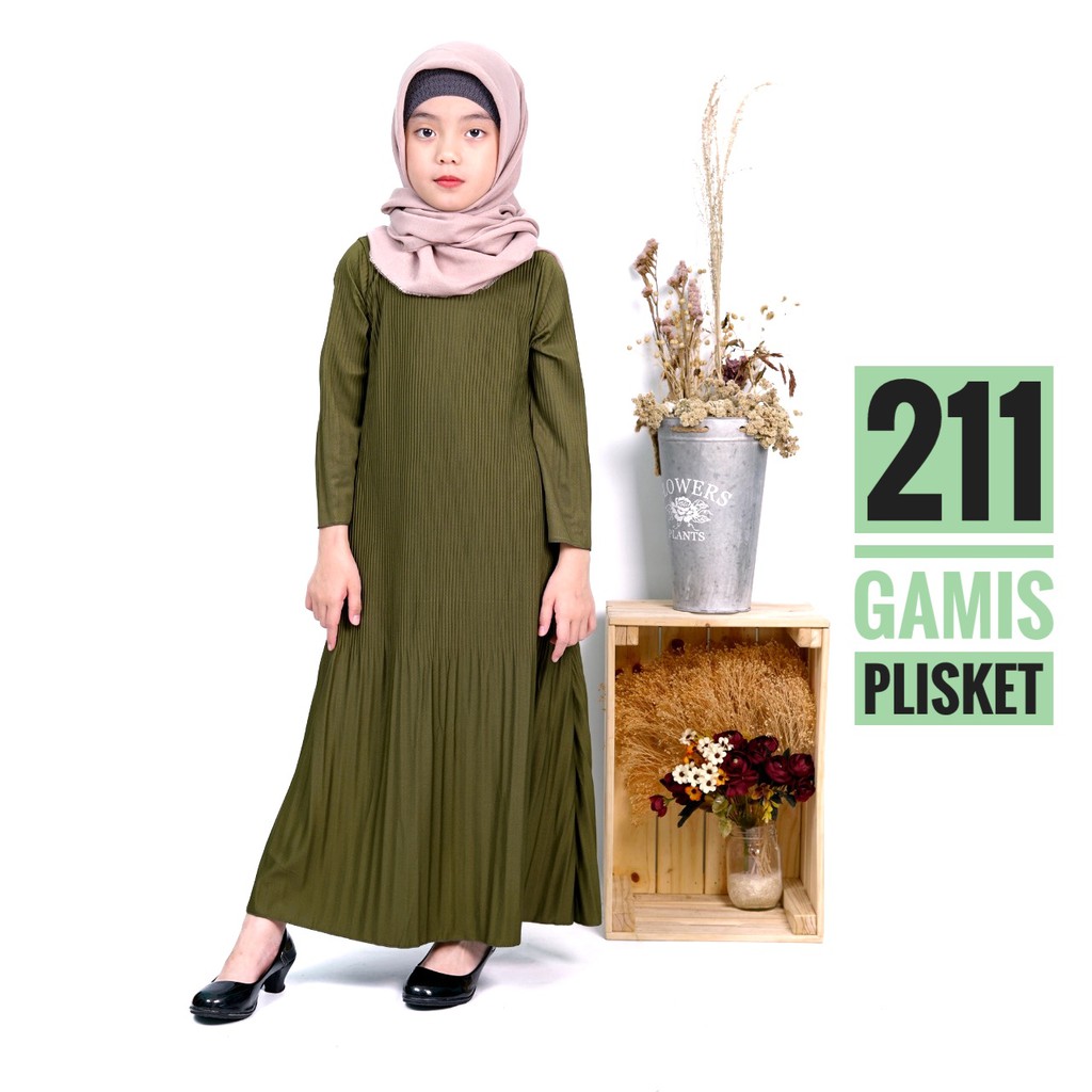 GAMIS PLISKET ANAK 211 MAXY DRESS PLISKET PRISKET PLEATED DRESS PLISKET MAYUNG FLOWY REMPEL