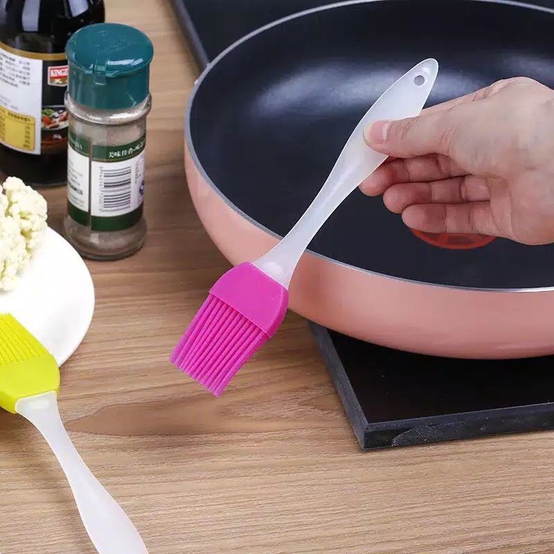 Kuas Silikon Oles Mentega Kue / Roti / Minyak / BBQ / Silicone Brush