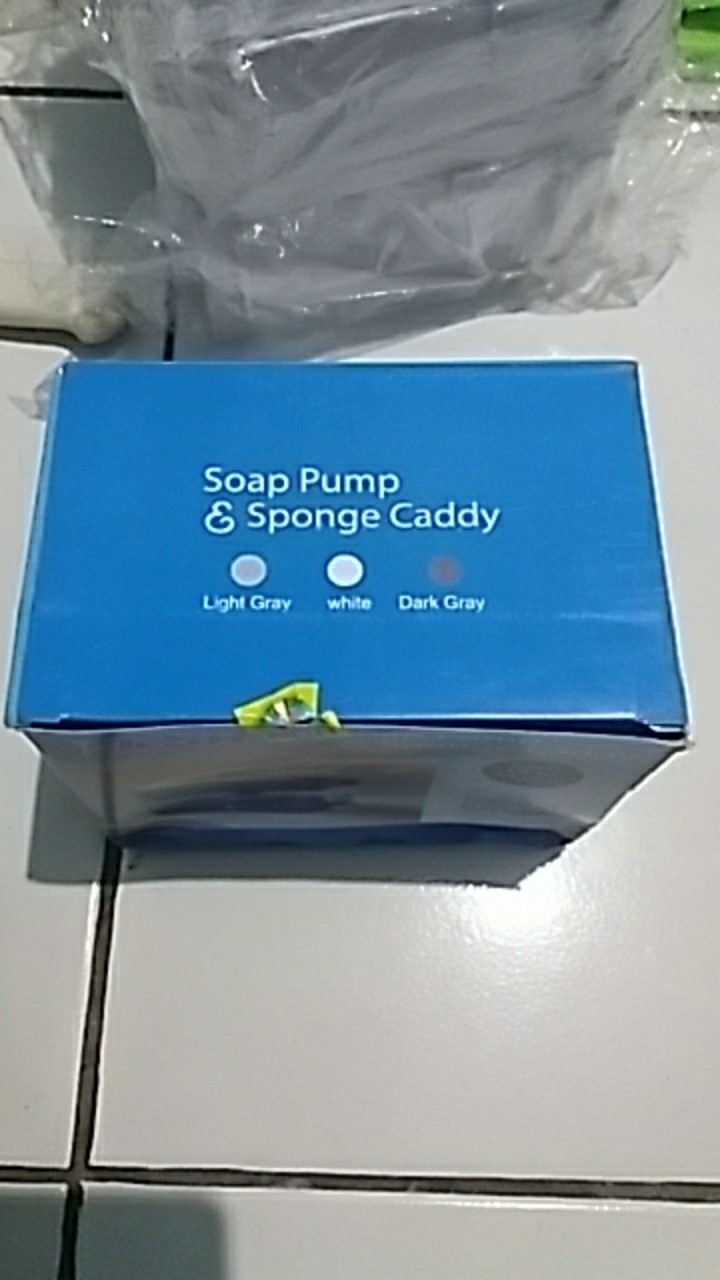 [ Yr ]  Holder Spons Dispenser Sabun 2in1 Dispenser Sabun Spon Kain Sabut Gosok Peralatan Dapur