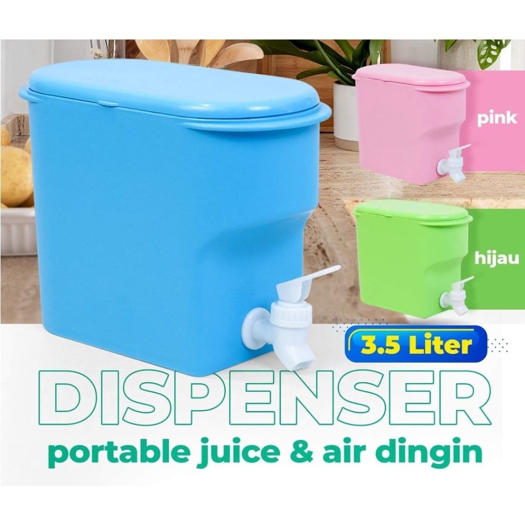 [MURAH] dispenser kulkas tempat air minum 3.5liter container kulkas