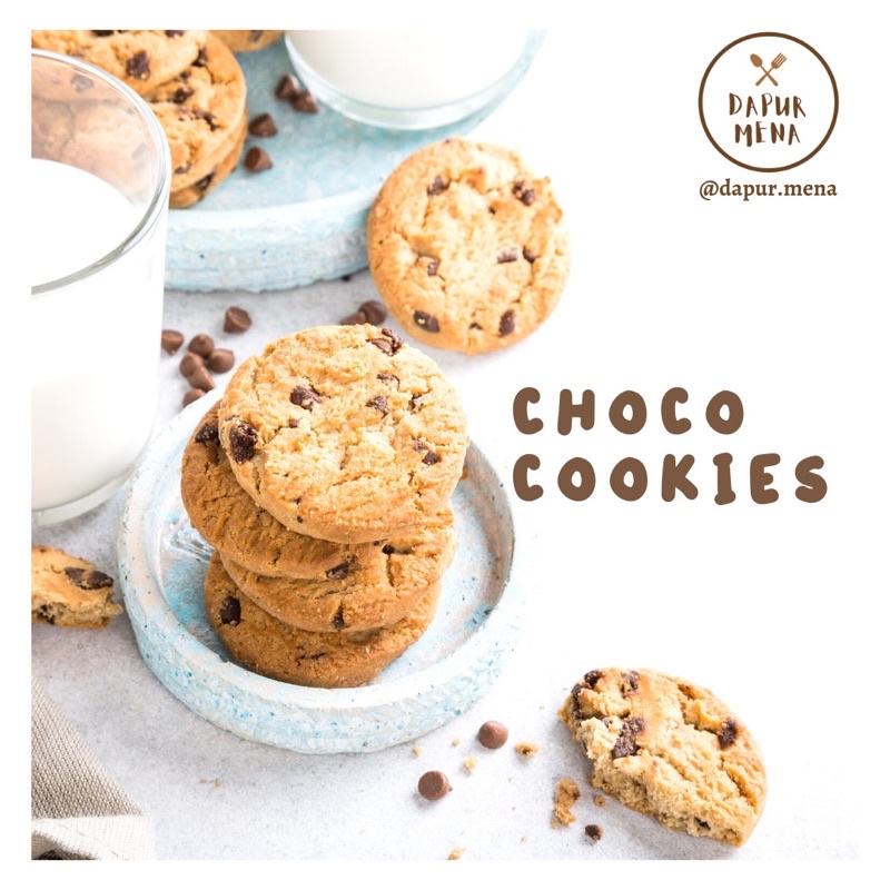 

Choco Cookies / Cookies Cokelat Coklat Biskuit Choco Chips